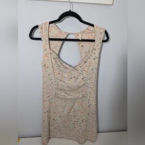 Free people floral mini dress sz med